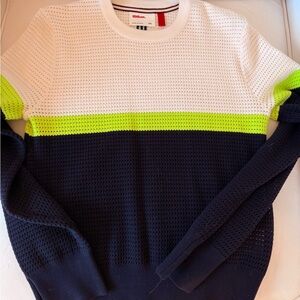 Wilson Women’s Navy and White Sweater